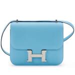 Bleu Celeste Epsom Mini Constance 18 Palladium Hardware, 2022