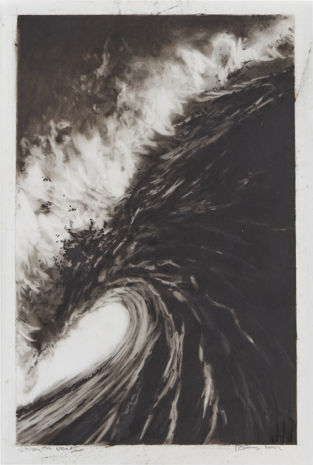 View full screen - View 1 of Lot 449. Untitled (Study for Vert).