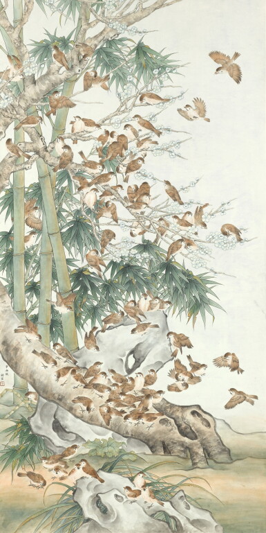 View full screen - View 1 of Lot 6213. 王錡宣 百爵圖 | Wang Chi-hsuan, Birds.