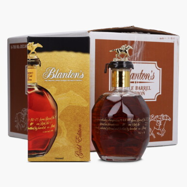 View full screen - View 1 of Lot 2393. Blanton's Single Barrel Gold Edition 103 Proof NV (6 Bottles 70cl).