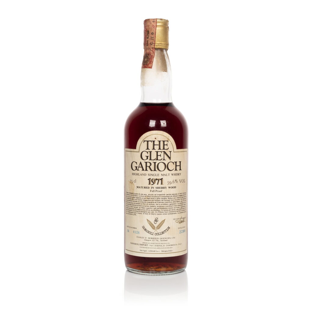 View full screen - View 1 of Lot 90. Glen Garioch Samaroli 59.6 abv 1971 (1 BT75).