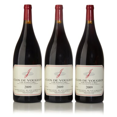 View full screen - View 1 of Lot 190. Clos de Vougeot 2009 Jean Grivot (3 MAG).