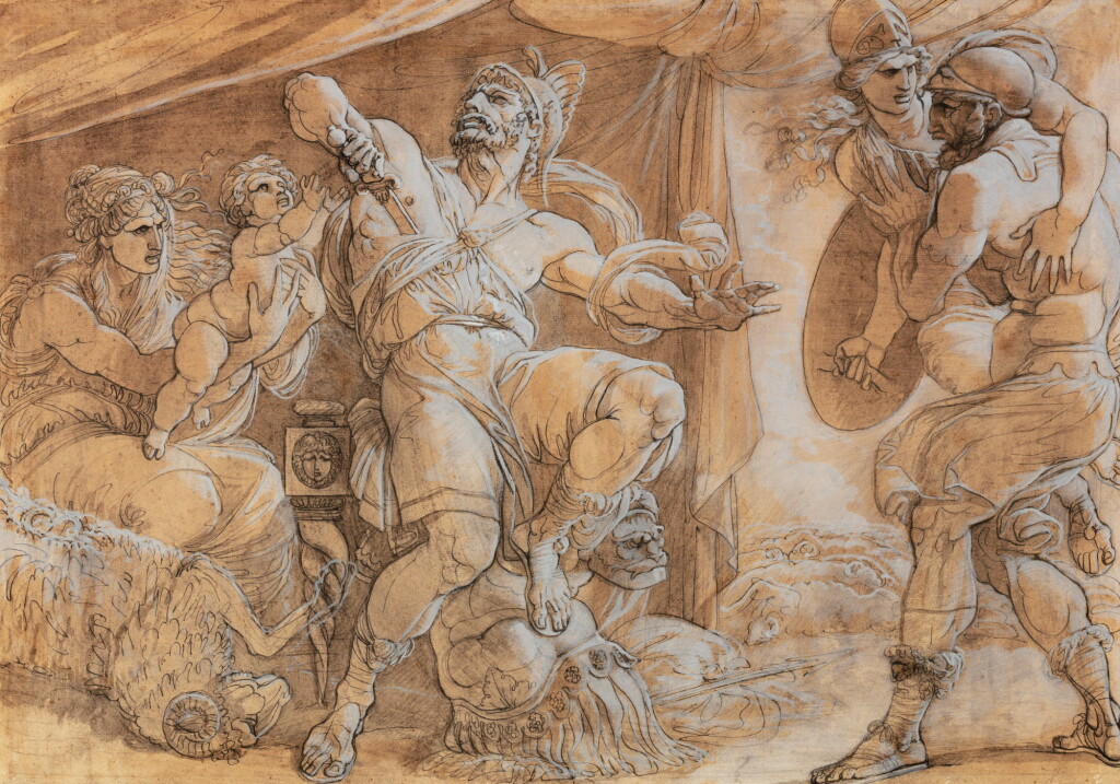 View full screen - View 1 of Lot 94. GIUSEPPE CADES | THE SUICIDE OF AJAX .