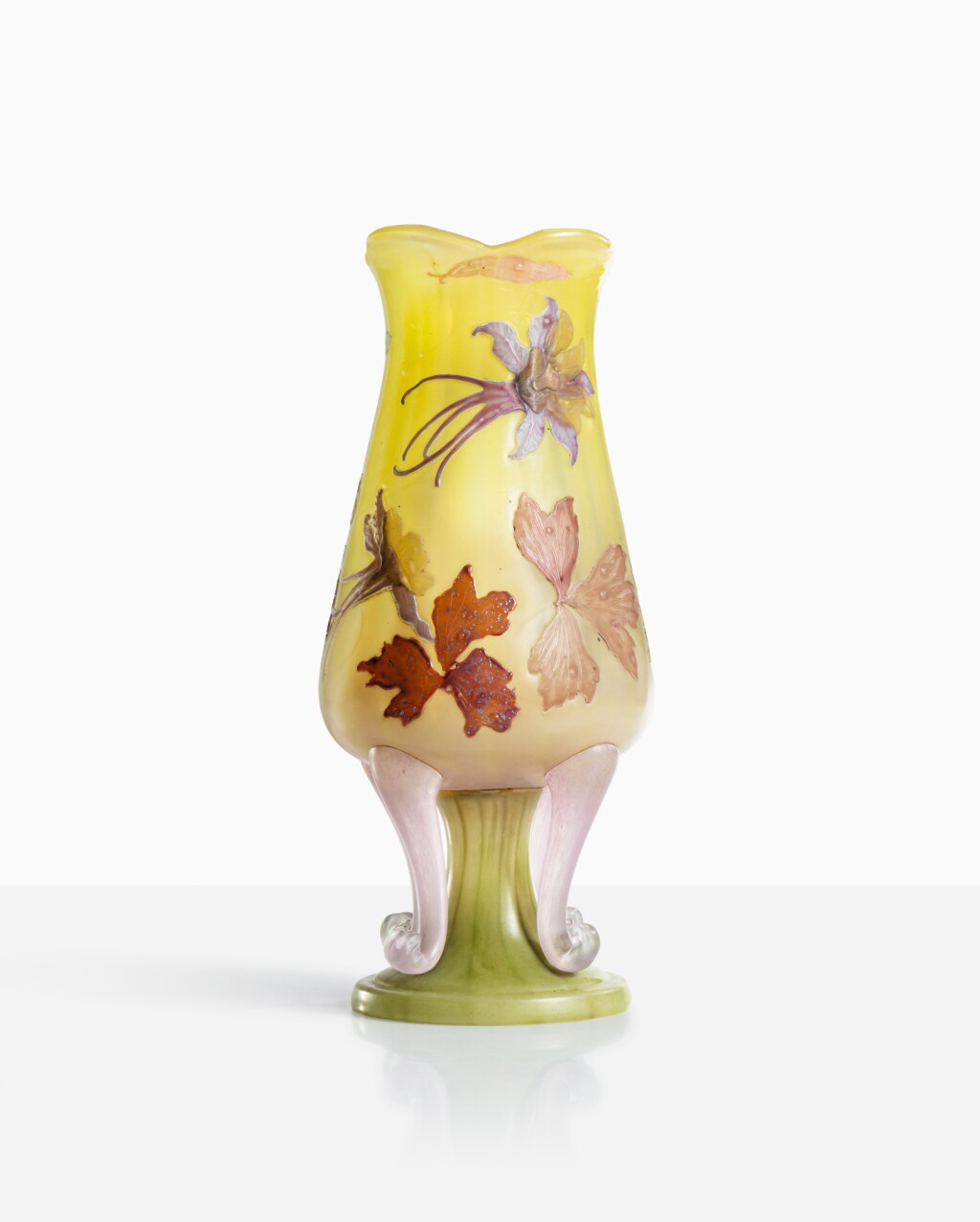 View full screen - View 1 of Lot 45. Les Ancolies vase.