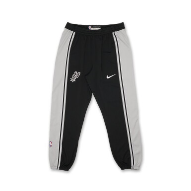 View full screen - View 1 of Lot 46. Julian Champagnie San Antonio Spurs 2026 NBA Finals Game Issued Warmup Pants | Probable Wear.