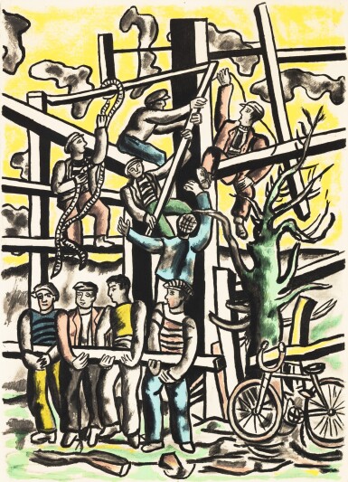 View full screen - View 1 of Lot 260. Les Constructeurs.