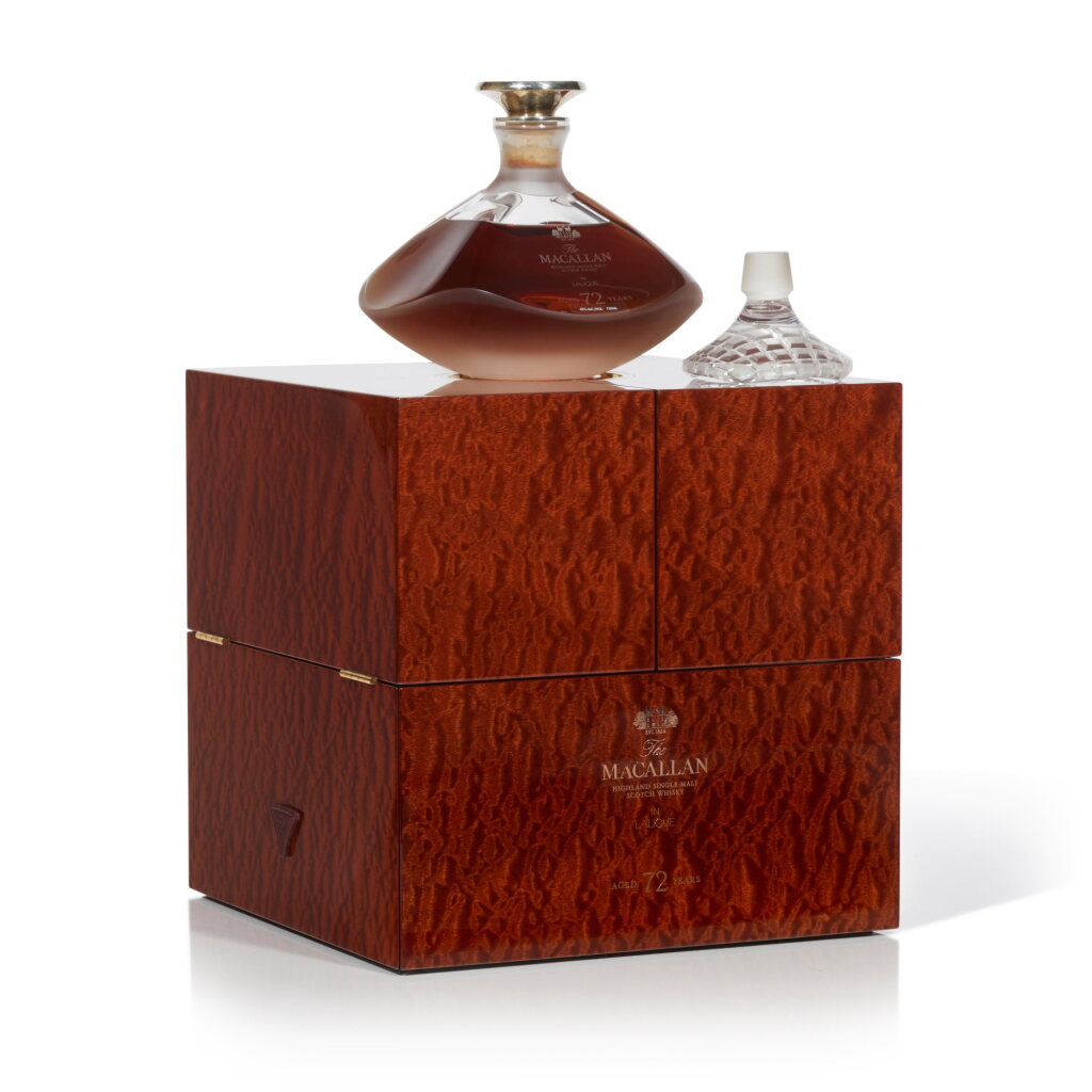 View full screen - View 1 of Lot 12. The Macallan 72 Year Old in Lalique, Genesis Decanter 42.0 abv NV (1 BT75).