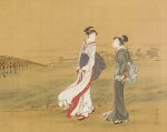 Utagawa Toyohiro (1773-1828) | Enjoying the Evening Cool at Ryogoku | Edo period, early 19th century