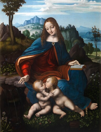 View full screen - View 1 of Lot 4. The Virgin and Child with the Infant Saint John the Baptist, or the Thuélin Madonna.