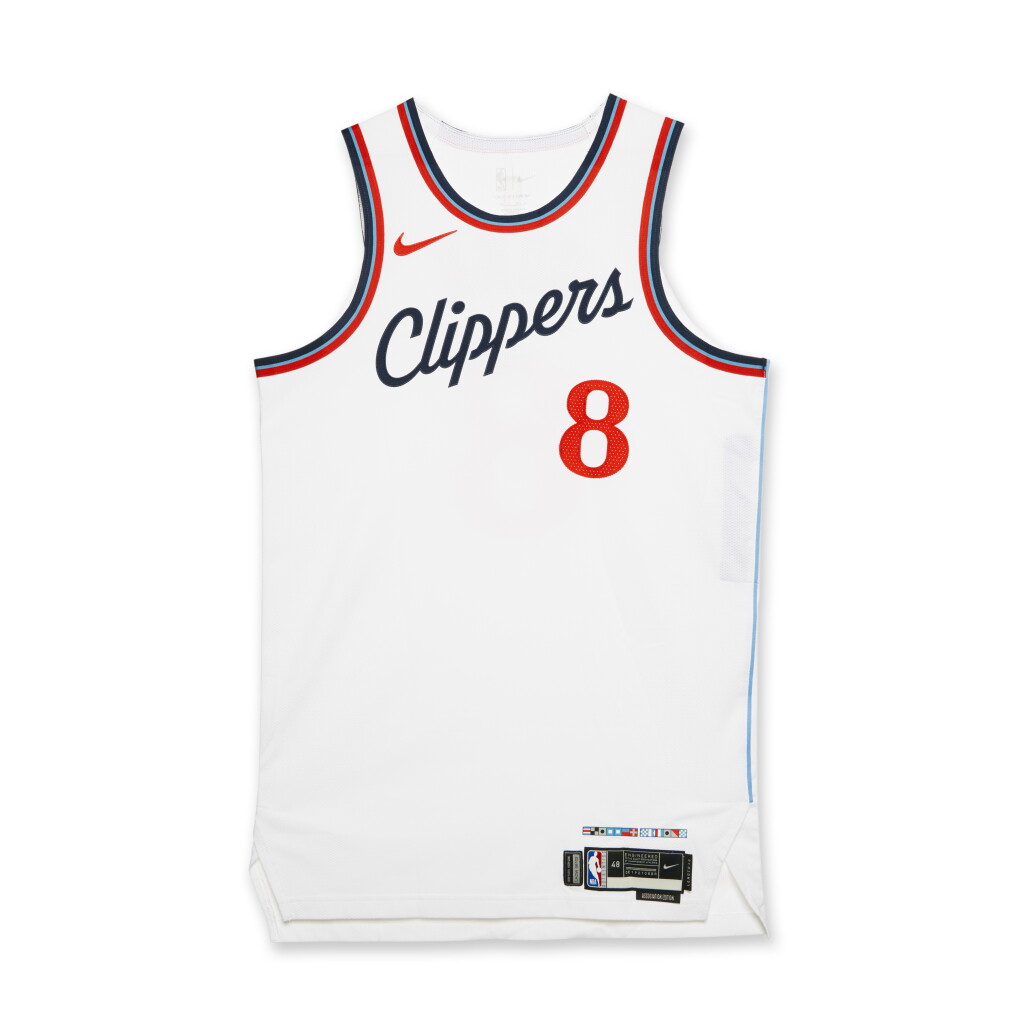 View full screen - View 1 of Lot 151. Kris Dunn Los Angeles Clippers 2024-2025 Game Worn Association Edition Jersey.