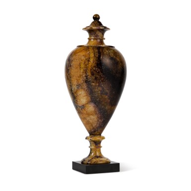View full screen - View 1 of Lot 1493. A Large Regency Blue John Urn, Derbyshire, First Quarter 19th Century.