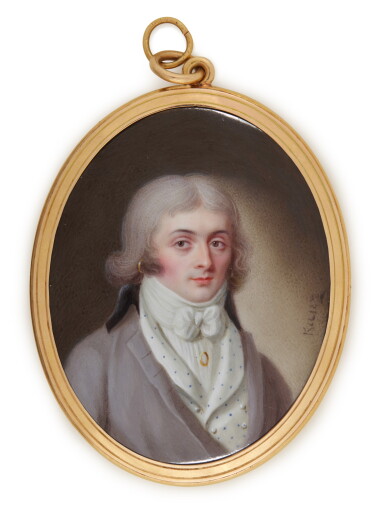 View full screen - View 1 of Lot 160. Portrait of a gentleman, circa 1800.