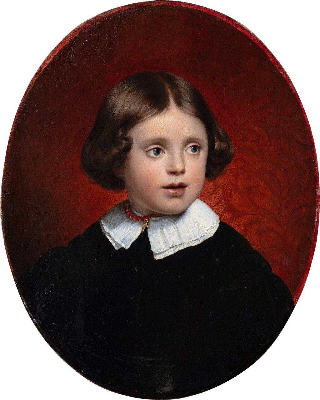 View full screen - View 1 of Lot 143. Portrait of François de Rochechouart, Duke of Mortemart, as a child (1832-1893).