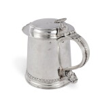 An American Silver Tankard, Charles LeRoux, New York, circa 1715