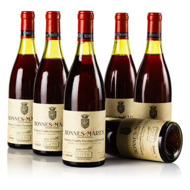 View full screen - View 1 of Lot 391. Bonnes Mares 1978 Comte Georges de Vogüé (6 BT).