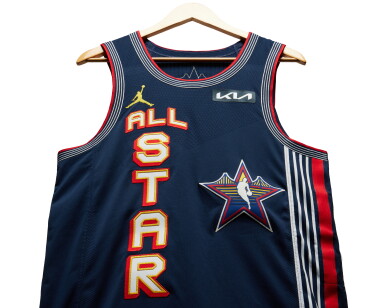View full screen - View 1 of Lot 22. Tyler Herro Game Worn ‘NBA All-Star Game’ Jersey | All-Star Game Debut.