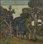 Suzanne Bonnal de Noreuil (Nguyen Viet Chu, 1888-ca.1960), Portal gate | Suzanne Bonnal de Noreuil (阮越珠, 1888-1960以後) 莊園大門