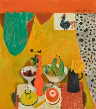 View full screen - View 1 of Lot 202. Still Life with Cockerel.