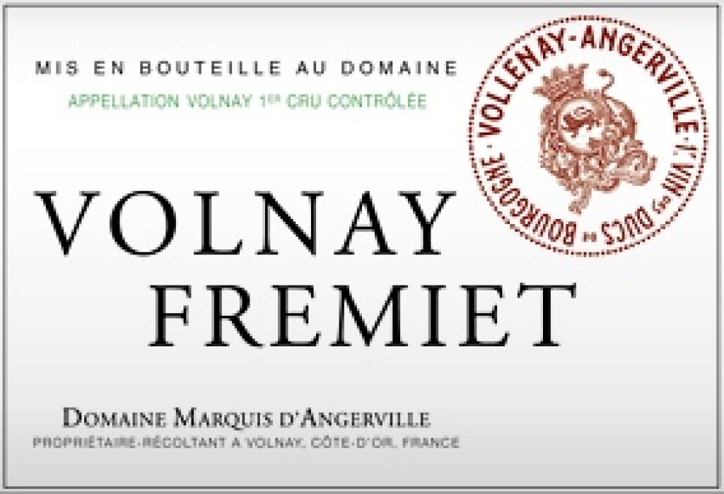 View full screen - View 1 of Lot 288. Volnay, Les Frémiets 2018 Marquis d'Angerville (11 BT).