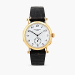 Référence 3960J, édition limitée 'Officier' pour commémorer le 150ème anniversaire de Patek Philippe, montre bracelet en or jaune, vers 1989