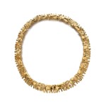 Gold and Emerald 'Elephant' Necklace