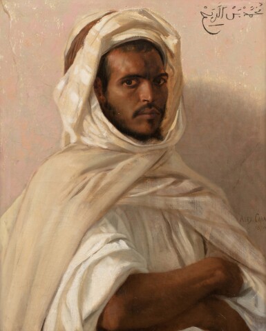 View full screen - View 1 of Lot 28. Portrait of a North African.