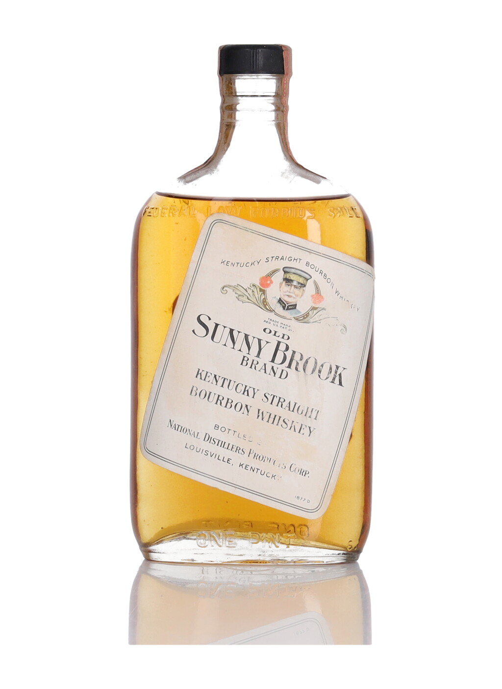 View full screen - View 1 of Lot 270. Old Sunny Brook 4 Year Old 93 Proof NV (1 Pint).