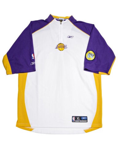 View full screen - View 1 of Lot 1. Kobe Bryant Worn Shooting Shirt From 81 Point Performance & Accompanying One-of-One Karvin Cheung Designed 81 Point NFT.