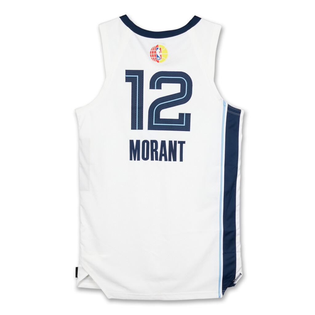 View full screen - View 1 of Lot 45. Ja Morant ‘Berlin Game’ Memphis Grizzlies 2025-2026 Game Issued Association Edition Jersey.