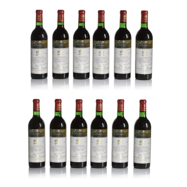 View full screen - View 1 of Lot 4. Château Mouton Rothschild 1971 (12 BT).