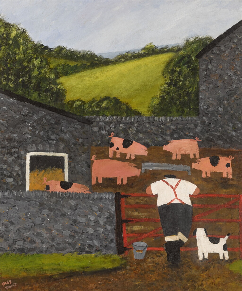 View full screen - View 1 of Lot 677. Pigs.