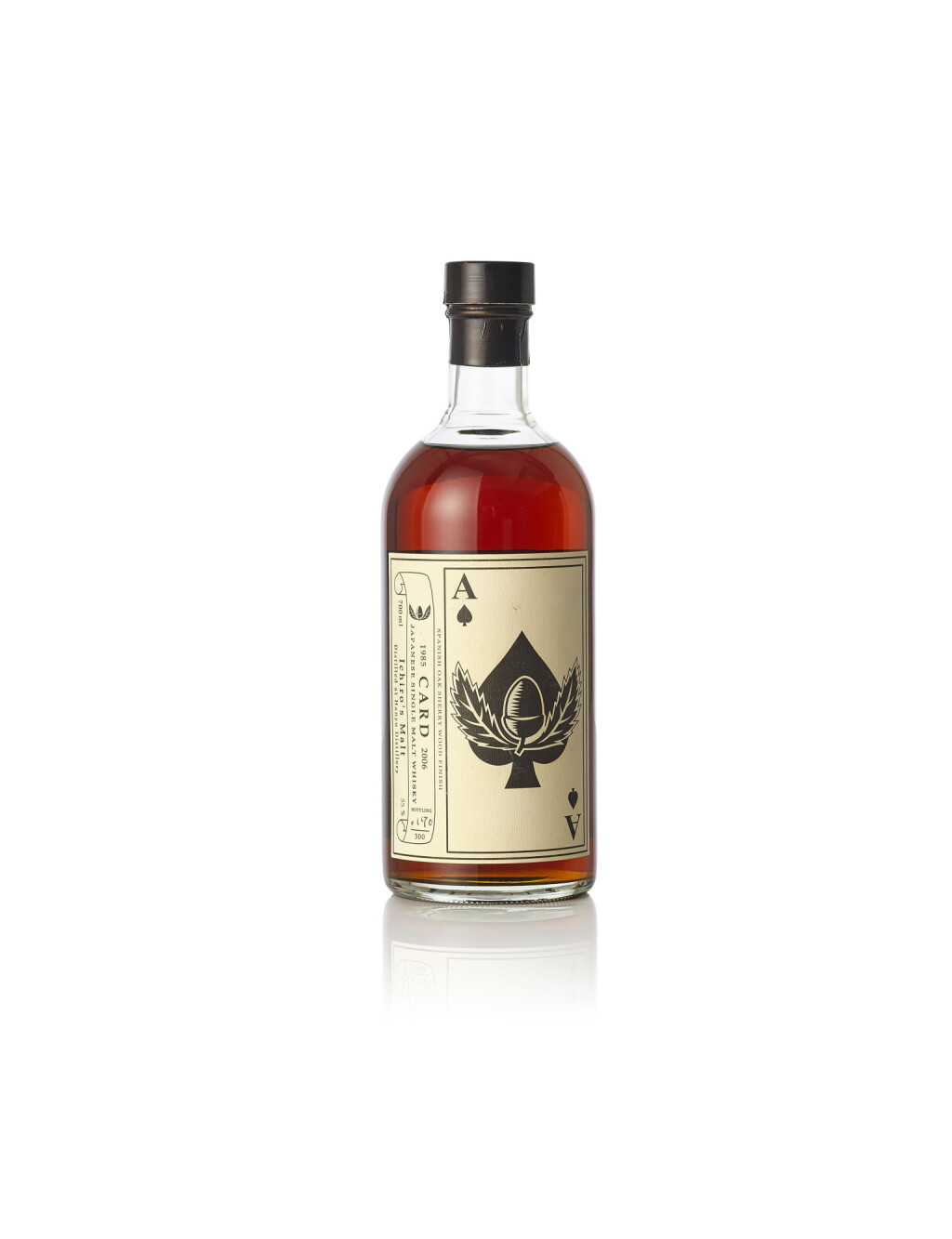 View full screen - View 1 of Lot 6117. Hanyu Ichiro's Malt Card Series, Ace Of Spades NV (1 BT70).