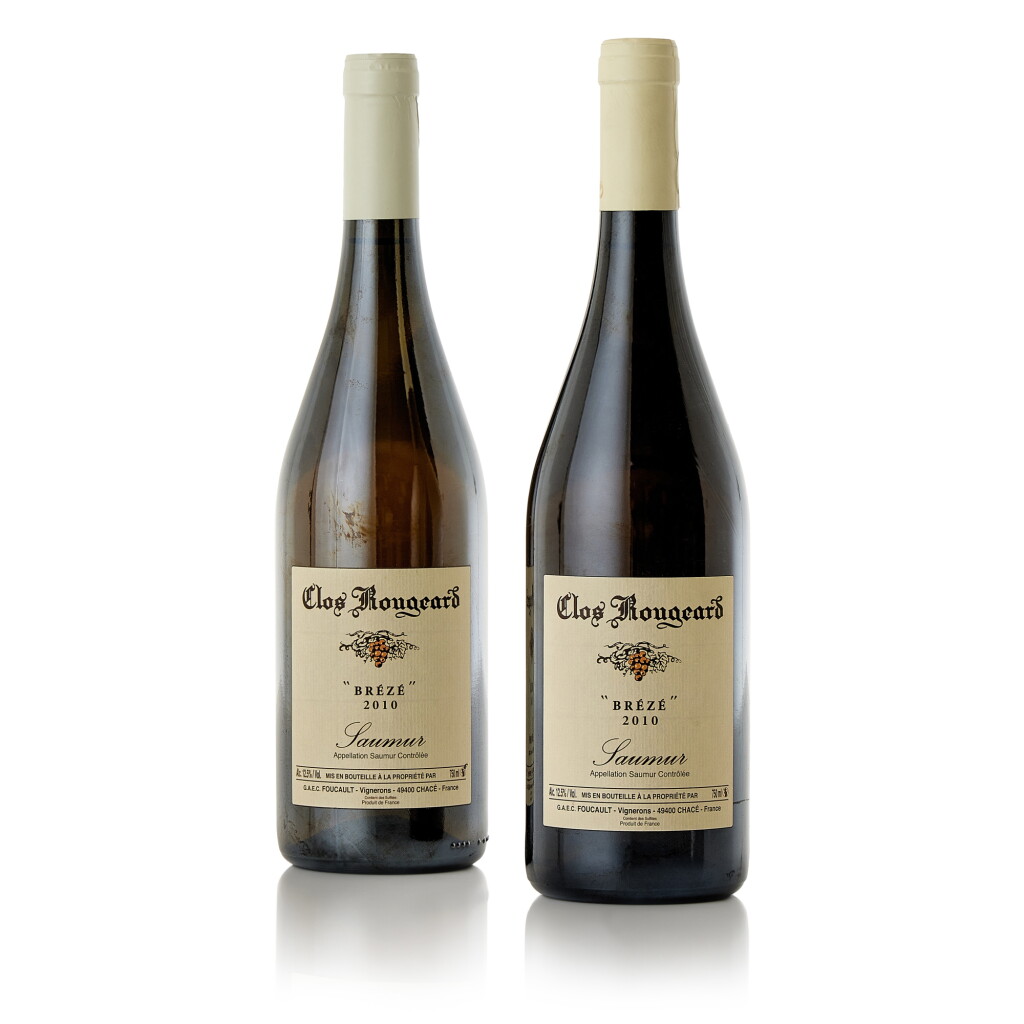 View full screen - View 1 of Lot 8425. Saumur-Champigny Blanc, Brézé 2010 Clos Rougeard (2 BT).