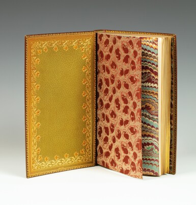 View full screen - View 1 of Lot 163. RENAN. Souvenirs d'enfance et de jeunesse. 1883. Reliure en maroquin doublé de Marius Michel. EO. 1/50 hollande.