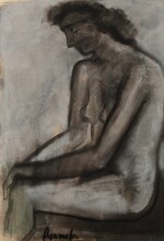 CONSTANT PERMEKE | ZITTEND NAAKT