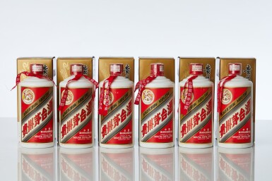 View full screen - View 1 of Lot 7710. 1998年產飛天牌貴州茅台酒 Kweichow Flying Fairy Moutai 1998 (6 BT50).