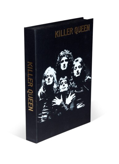 View full screen - View 1 of Lot 2338. Mick Rock | Killer Queen, limited edition, one of 2,500 copies, signed by Rock, Taylor and May, 2003.