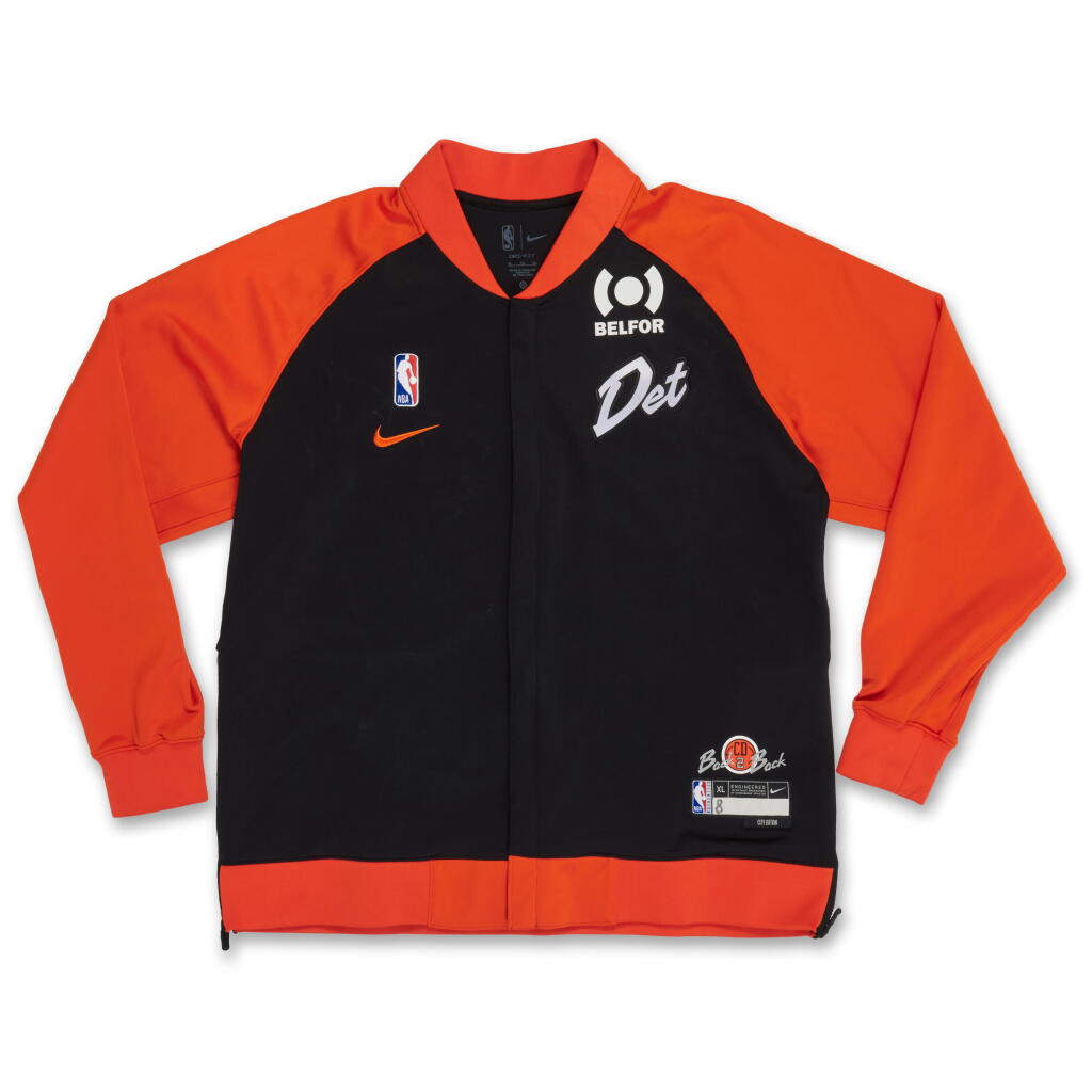 View full screen - View 1 of Lot 153. Tim Hardaway Jr. Detroit Pistons 2024-2025 City Edition Warmup Set .