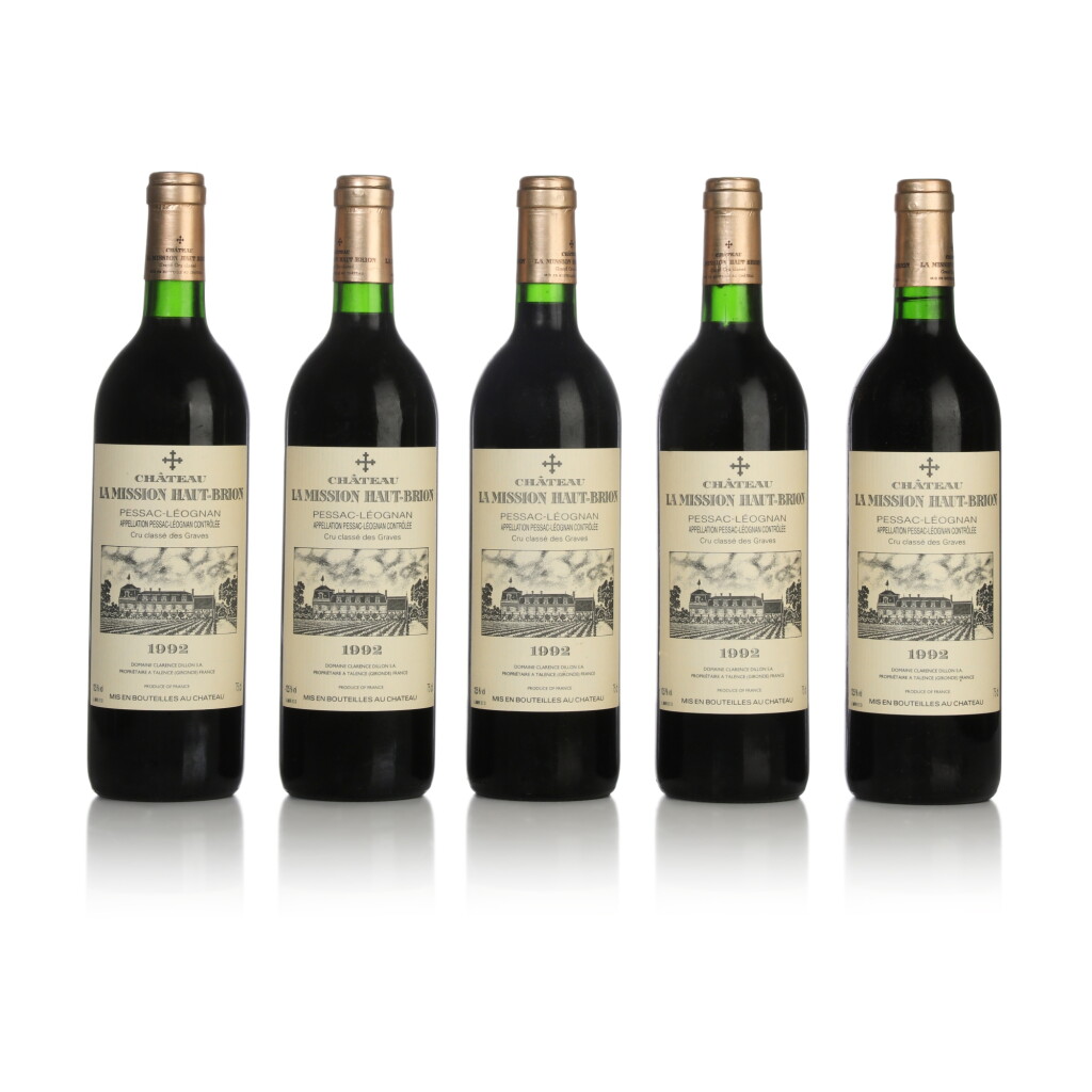 View full screen - View 1 of Lot 188. Château La Mission Haut-Brion 1992 (5 BT).