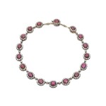 Charming Ruby and Diamond Necklace 紅寶石 配 鑽石 項鏈