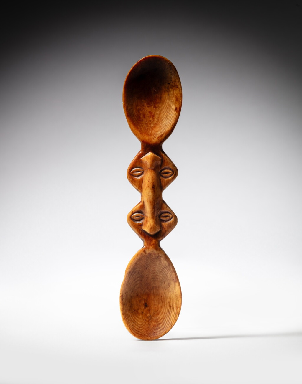 View full screen - View 1 of Lot 64. Lega Double Spoon, Democratic Republic of the Congo.