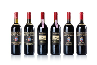 View full screen - View 1 of Lot 1225. Brunello di Montalcino, Tenuta Greppo Biondi-Santi 1995 - 2004 (6 BT).