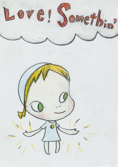 View full screen - View 1 of Lot 525. Yoshitomo Nara 奈良美智 | Love! Somethin' 愛!某些事.