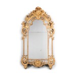 A Régence giltwood mirror, circa 1720