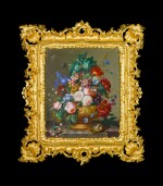 A Highly Important and Monumental Imperial Presentation Porcelain Plaque, Imperial Porcelain Factory, St Petersburg, Period of Nicholas I (1825-1855), 1852