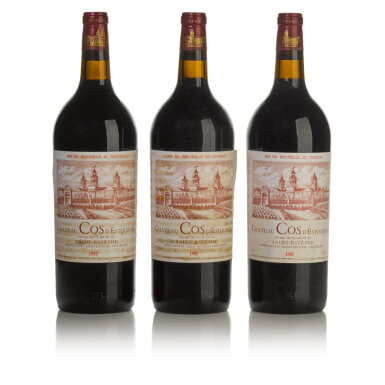 View full screen - View 1 of Lot 55. Château Cos d'Estournel 1982 (6 MAG).