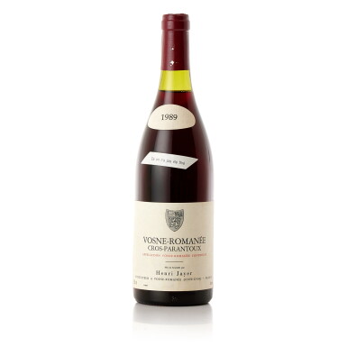 View full screen - View 1 of Lot 1385. Vosne Romanée, Cros Parantoux 1989 Henri Jayer (1 BT).