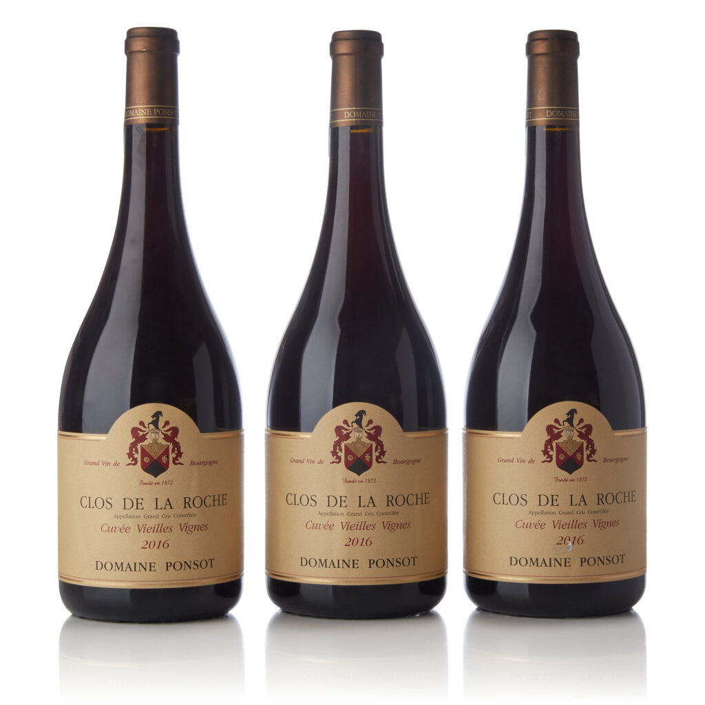 View full screen - View 1 of Lot 977. Clos de la Roche Vieilles Vignes 2016 Domaine Ponsot (3 MAG).