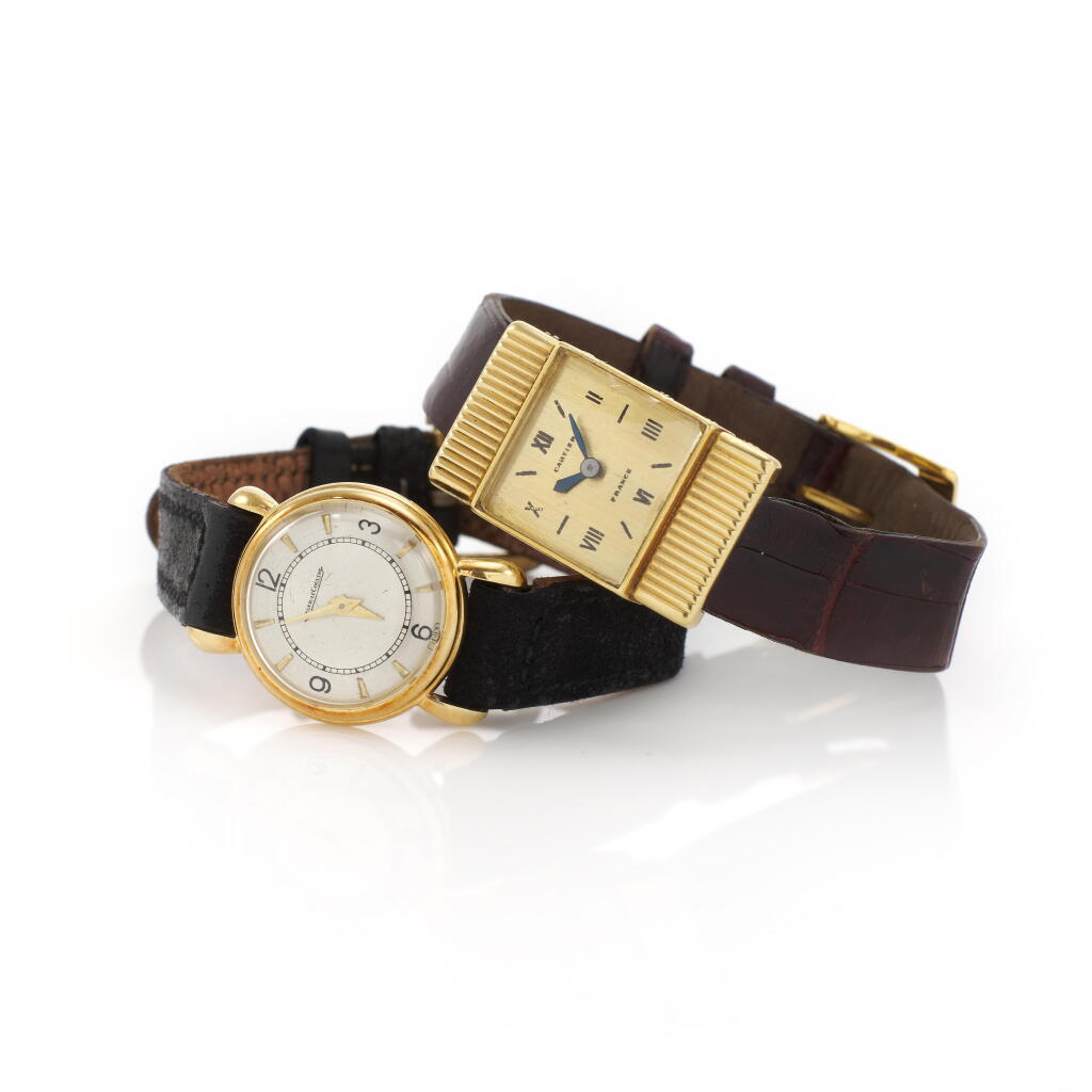 View full screen - View 1 of Lot 60. A set of two wristwatches | Due orologi da polso.