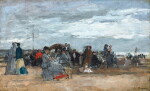 Trouville, Scène de Plage